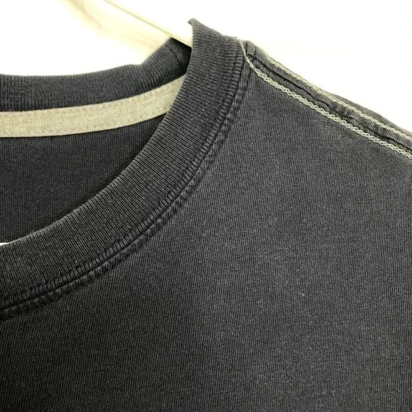 Roots T-Shirt Blue With  Maple Leaf Size Large - Picture 5 of 16